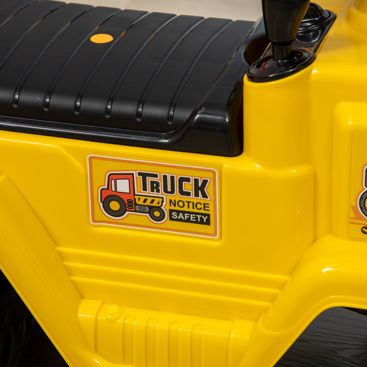 HOMCOM Kids Ride on Forklift Truck w/ Fork Tray, Under Seat Storage, Backrest