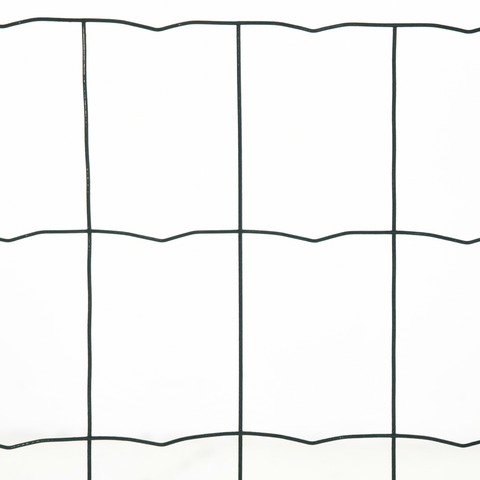 61cm x 1000cm Chicken Wire Mesh, Foldable PVC Coated Fences, for Garden, Green