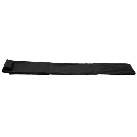 Outsunny 2 Pieces Outdoor Beach Mat Steel Reclining Chair Set w/ Pillow Black