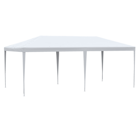 6m x 3m Garden Gazebo Marquee Canopy Party Tent Canopy Patio White