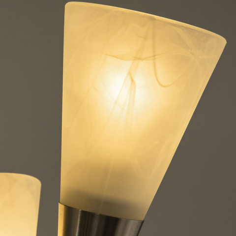 Modern Floor Lamp for Living Room Bedroom, 3 Light Upright Standing Lamp