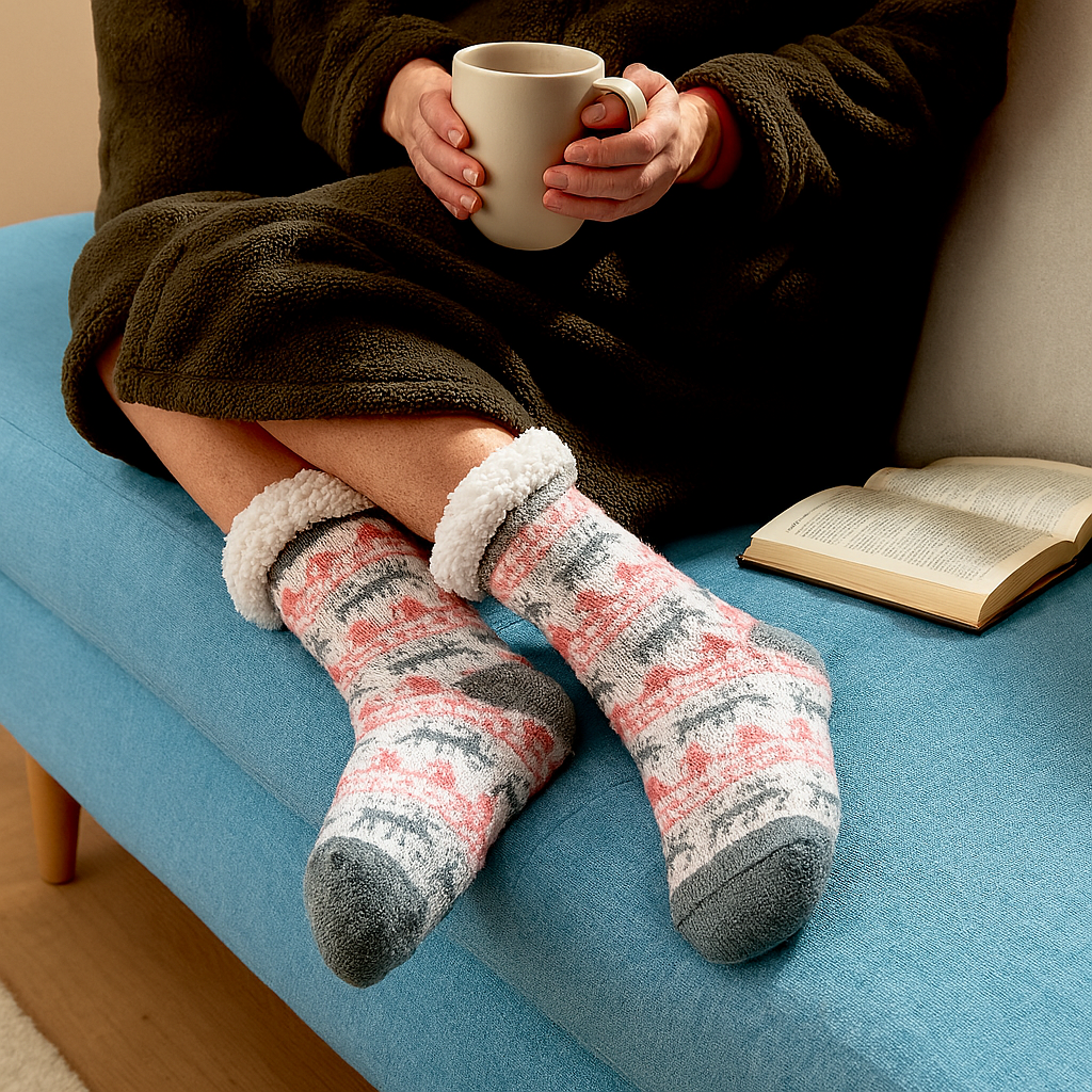 Fairisle Snuggle Socks