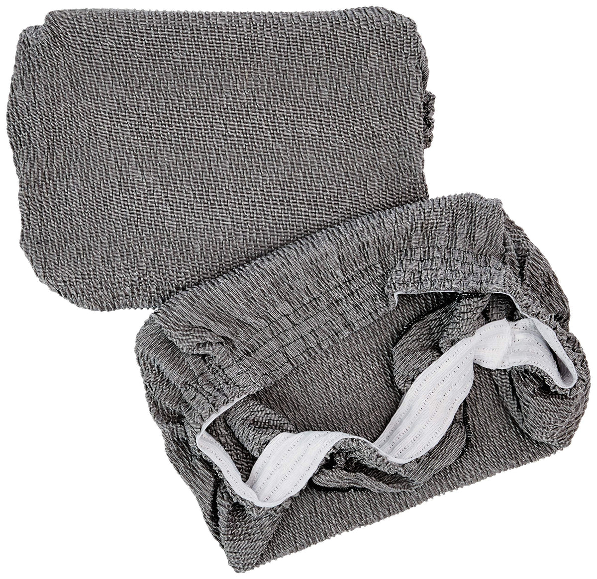 Martina Home Tunez 2 Chair Covers Jacquard Elastic, Grey