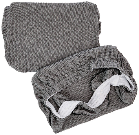 Martina Home Tunez 2 Chair Covers Jacquard Elastic, Grey
