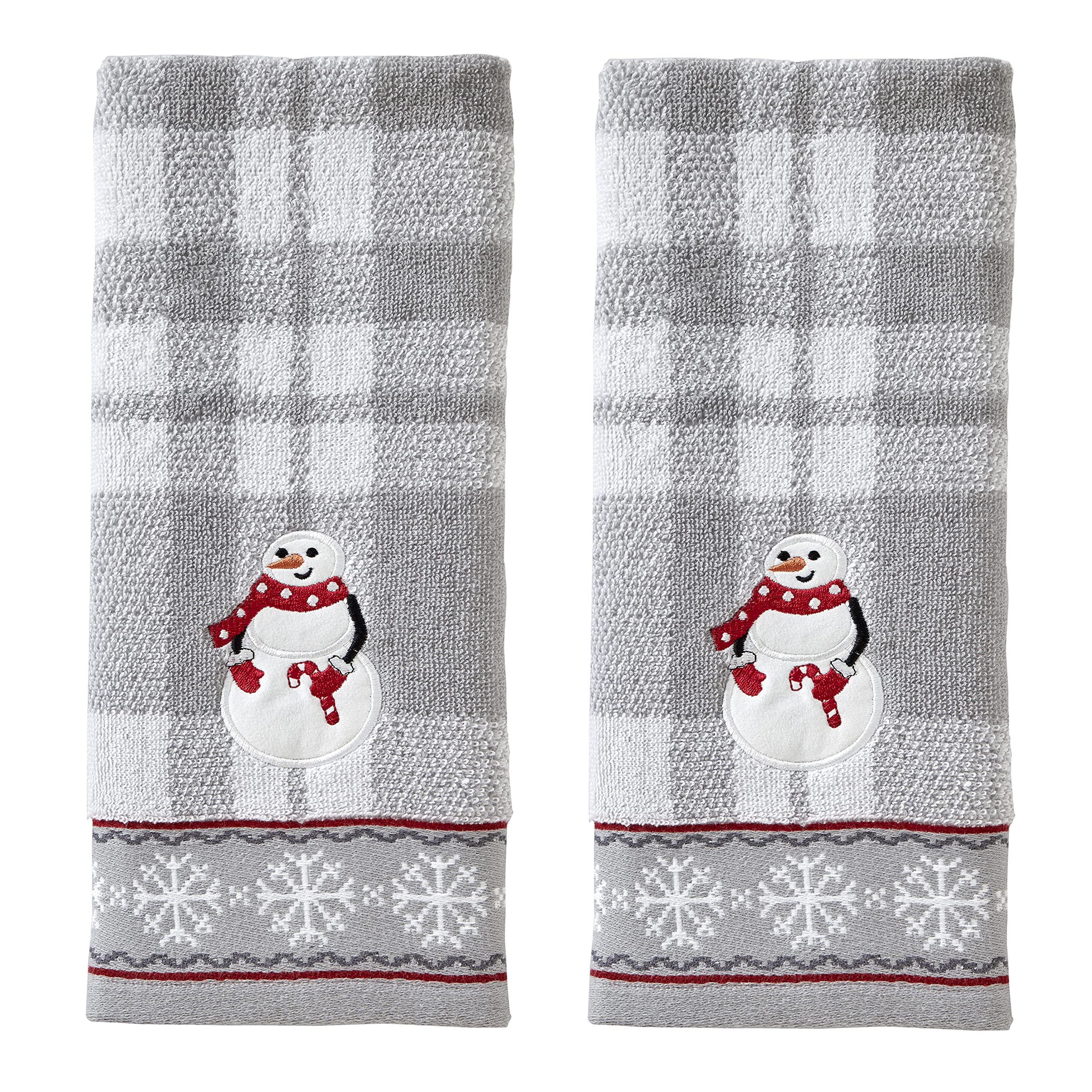 SKL Home by Saturday Knight Ltd. Hand Towel Set, Cotton, Gray, 16"x26"