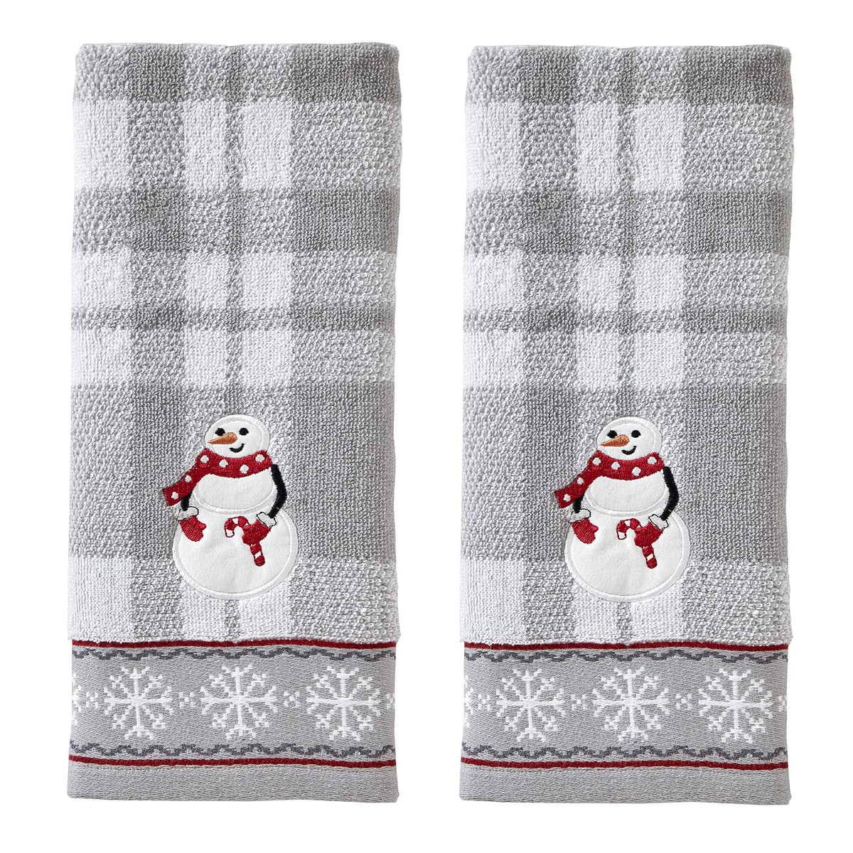 SKL Home by Saturday Knight Ltd. Hand Towel Set, Cotton, Gray, 16"x26"