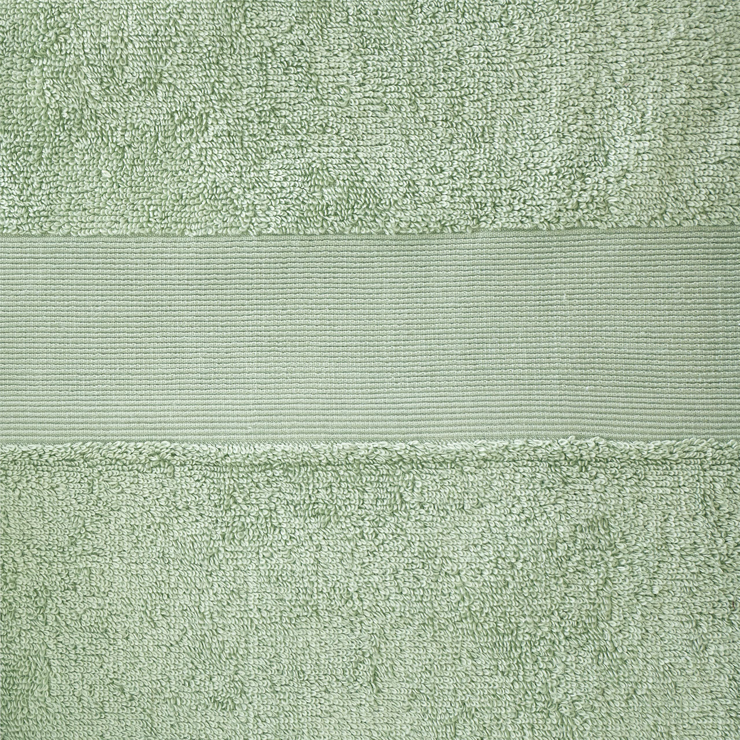 Catherine Lansfield Bathroom Anti-Bacterial Cotton Bath Sheet Pair Sage