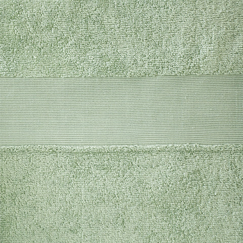 Catherine Lansfield Bathroom Anti-Bacterial Cotton Bath Sheet Pair Sage
