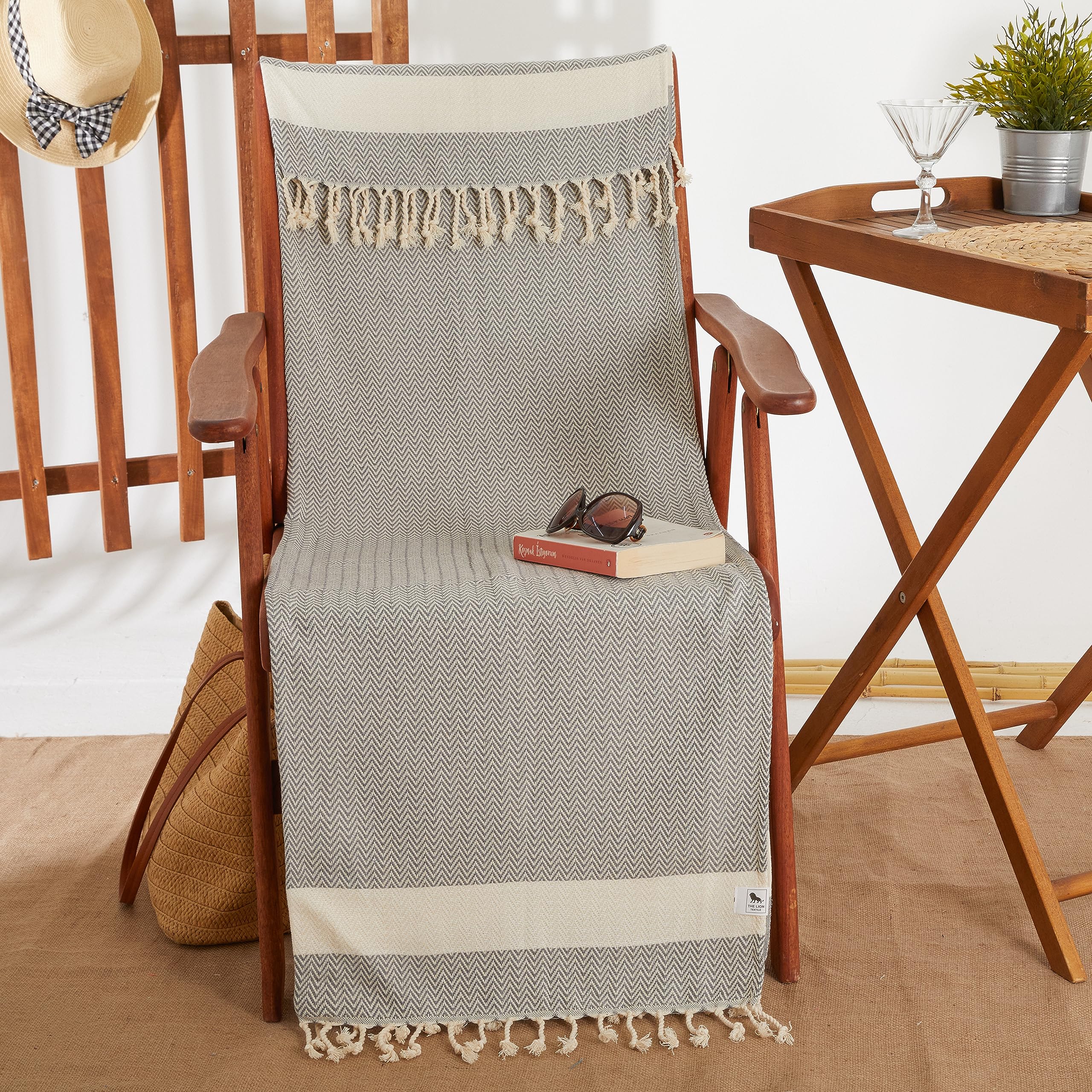 Beach towel, Bath Towel- Soft, Lightweight and Quick-Drying Turkish Beach Towels. Perfect Beach Towels for Adults for Bathroom, Beach, Pool, SPA, Gym