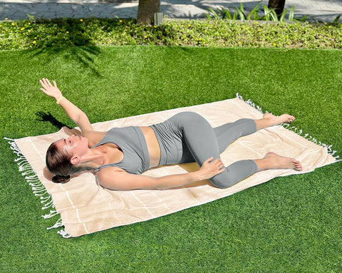 Utopia Towels [2 Pack Turkish Beach Towel (40 x 72 Inches) - 100% Cotton Oversized Sand Free Lightweight Quick-Dry Turkish Towel