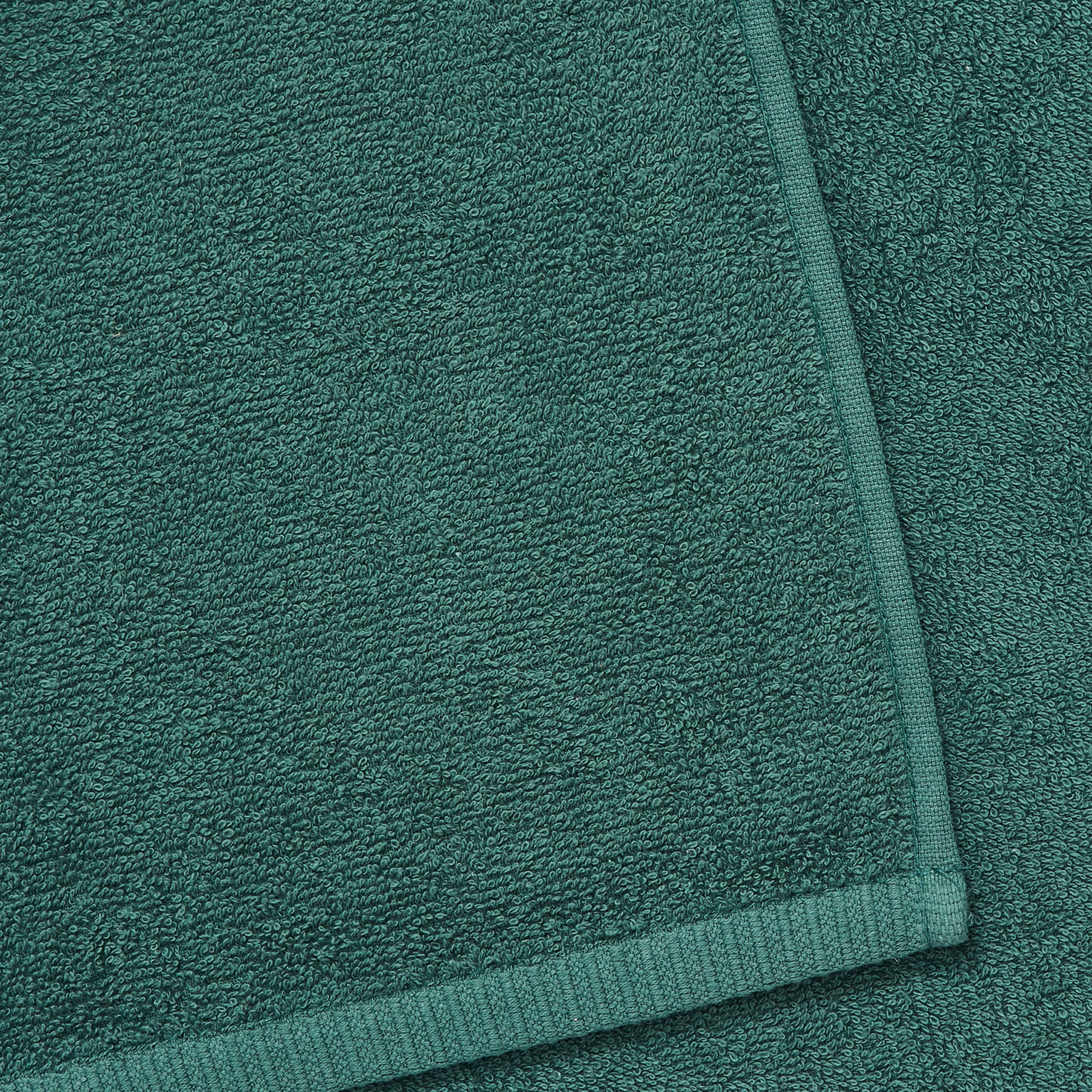 Catherine Lansfield Quick Dry Cotton Bath Towel Forest Green