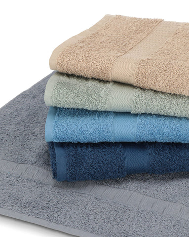 Gabel Plain Towel Set, 100% Cotton, 100 x 60 x 0.8 cm 100x60x0.8 cm Fucsia