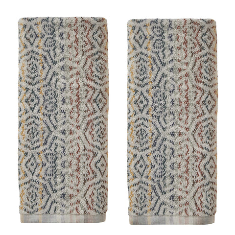SKL Home by Saturday Knight Ltd. Rhapsody Hand Towel Set, 16x26, Spice