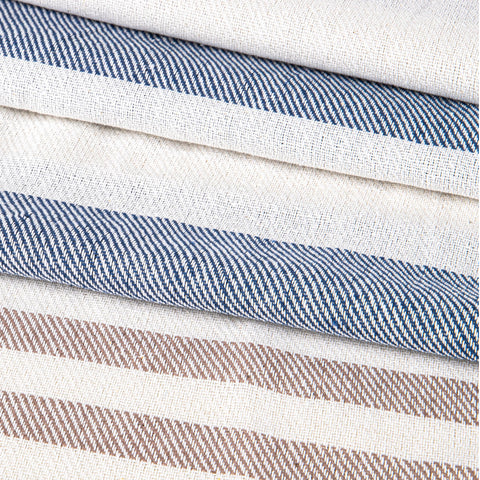 Ruggeri Fouta Beach Towel 100% Cotton, 170x170 cm, Blue