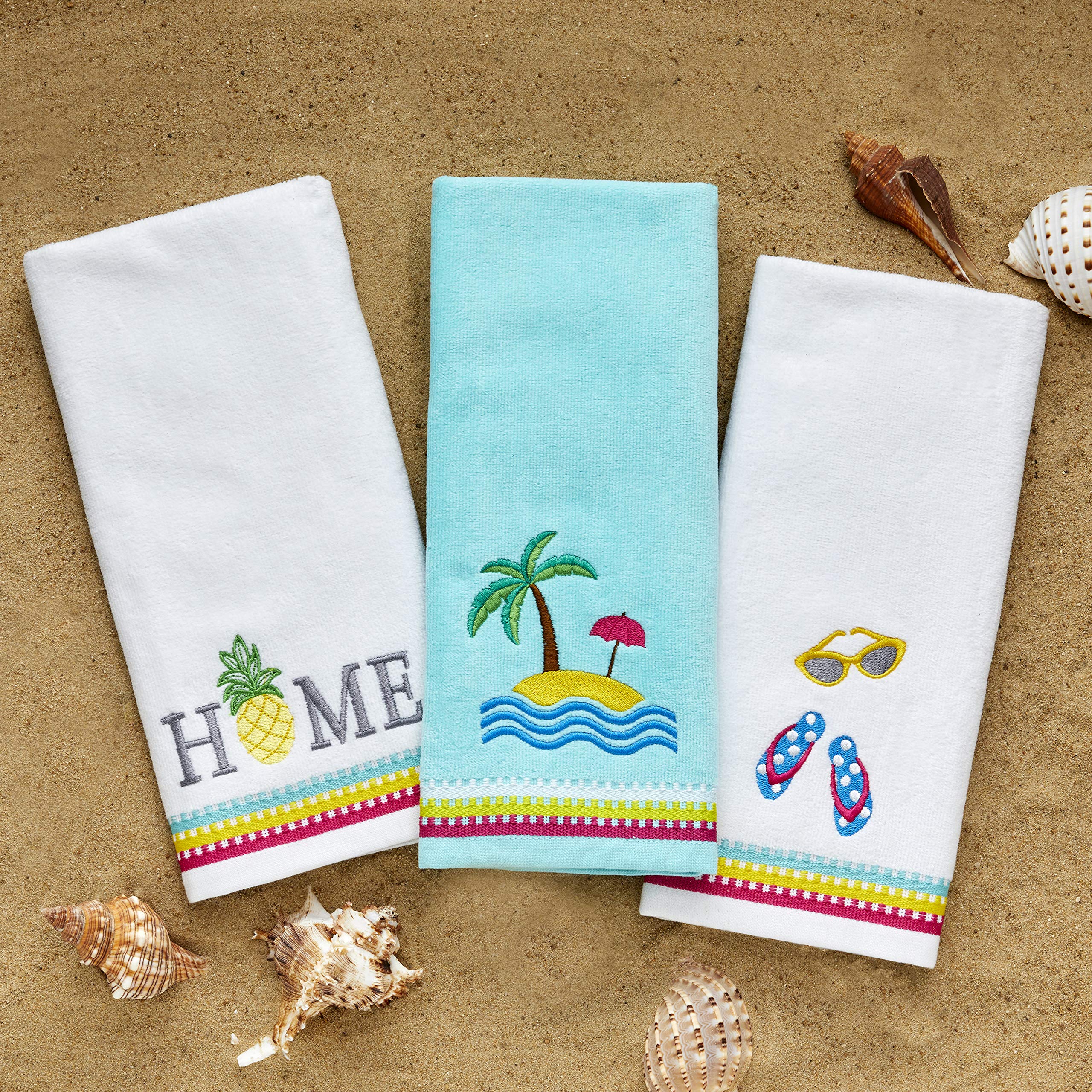 SKL Home Pineapple Home Hand Towel Set, 16x25