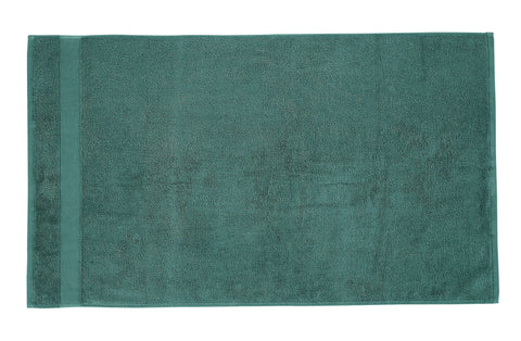 Catherine Lansfield Bathroom Anti Bacterial 500 gsm Soft & Absorbent Cotton Bath Sheet Forest Green
