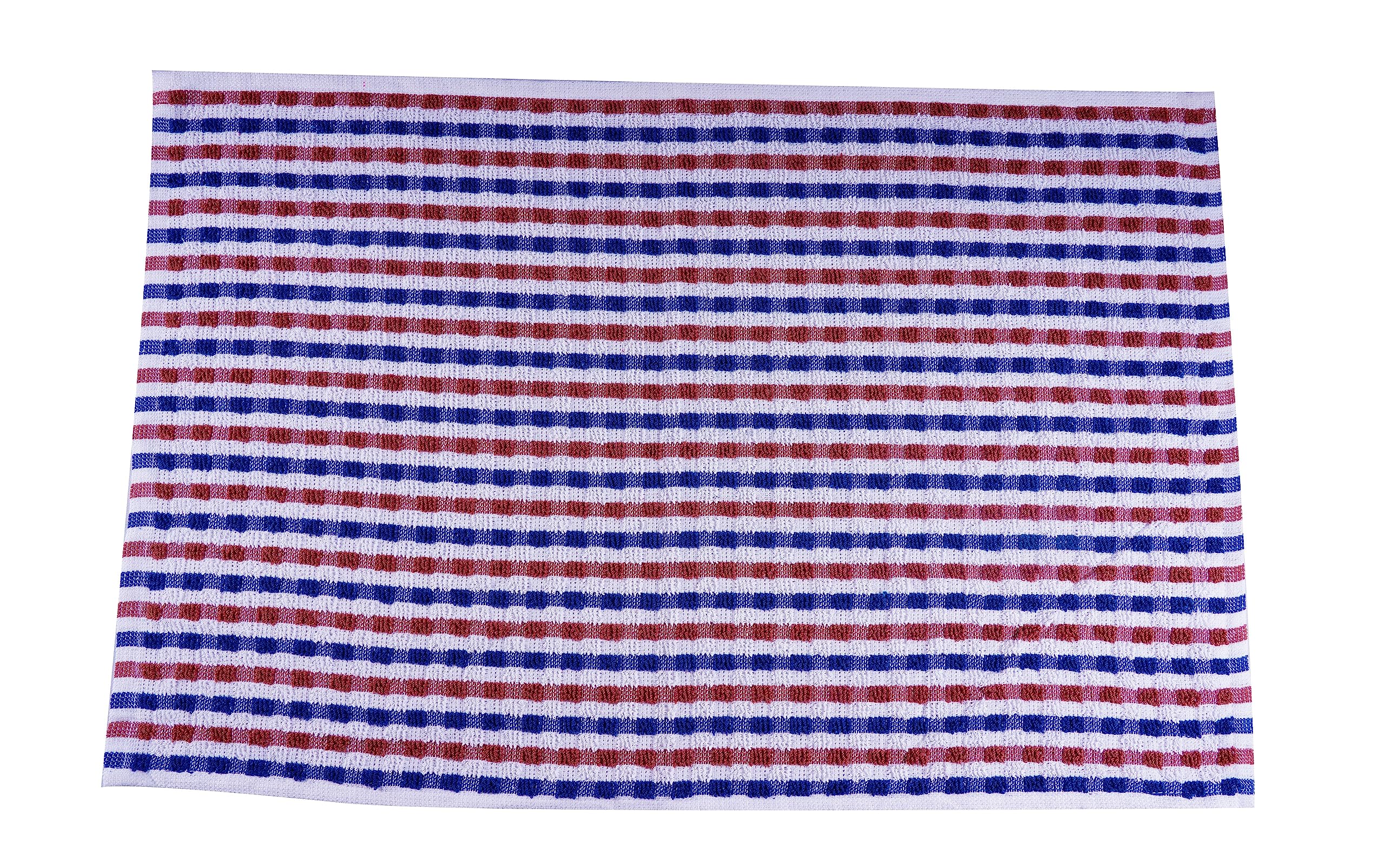 QUALITY HOME TEXTILES 100% CottonTerry Towelling Tea Towels with Hanging Loop | Pack of 3| Kitchen Hand Towels Dish Cloth Super Absorbent Soft Touch