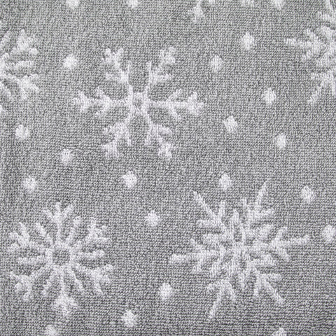 SKL Home Winter Scattered Snowflakes Bath Towel, Gray