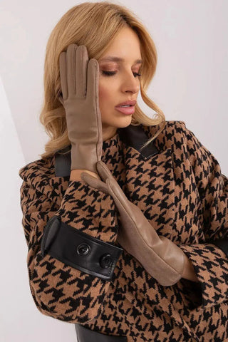 AT Fashionable Women’s Gloves with Phone-Friendly Embroidery