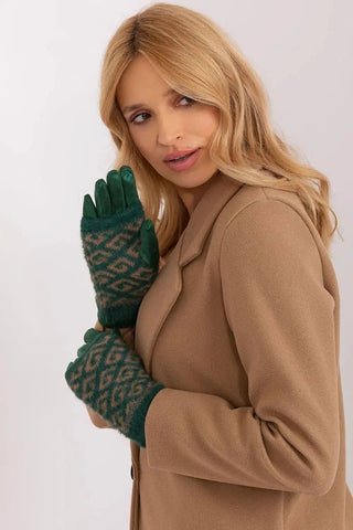 AT Women's Smooth Touchscreen Gloves with Removable Knit Lining