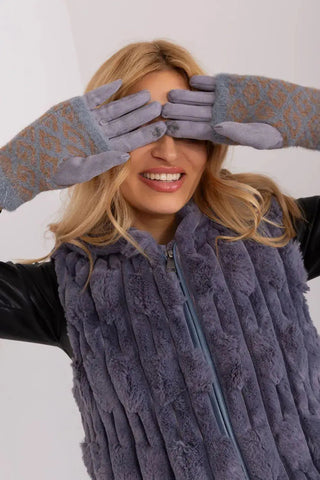 AT Women's Smooth Touchscreen Gloves with Removable Knit Lining