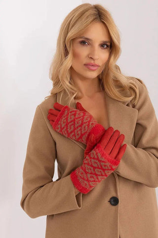 AT Women's Smooth Touchscreen Gloves with Removable Knit Lining