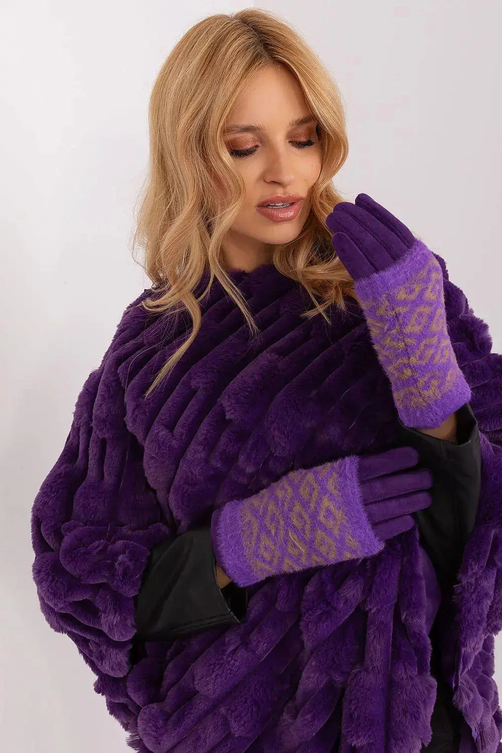 AT Women's Smooth Touchscreen Gloves with Removable Knit Lining