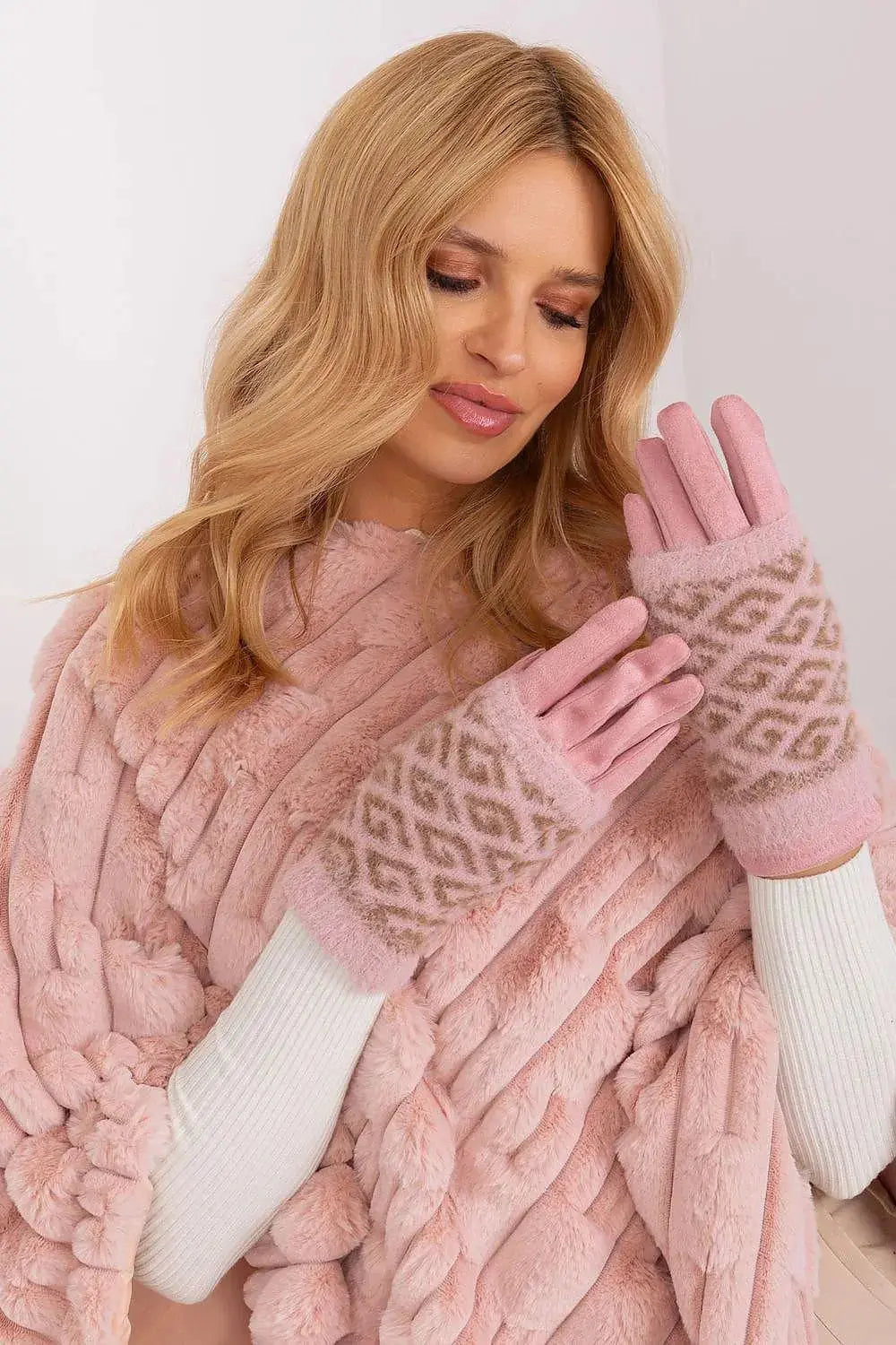 AT Women's Smooth Touchscreen Gloves with Removable Knit Lining