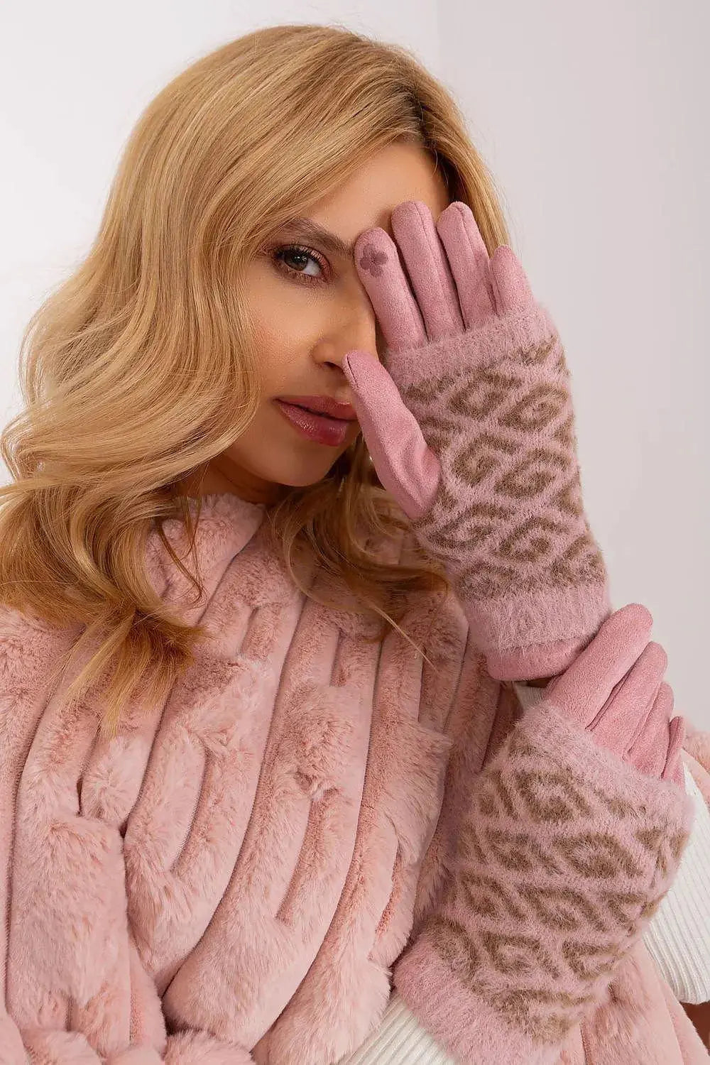 AT Women's Smooth Touchscreen Gloves with Removable Knit Lining