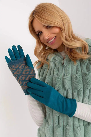 AT Women's Smooth Touchscreen Gloves with Removable Knit Lining