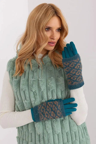 AT Women's Smooth Touchscreen Gloves with Removable Knit Lining