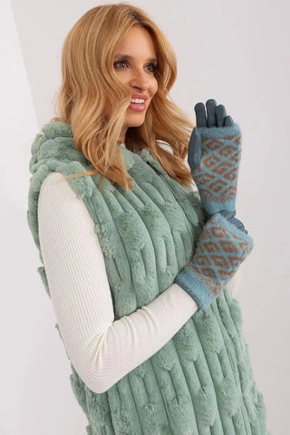 AT Women's Smooth Touchscreen Gloves with Removable Knit Lining