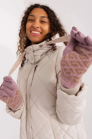 AT Women's Smooth Touchscreen Gloves with Removable Knit Lining