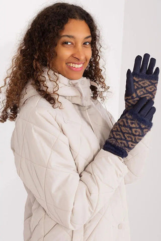 AT Women's Smooth Touchscreen Gloves with Removable Knit Lining