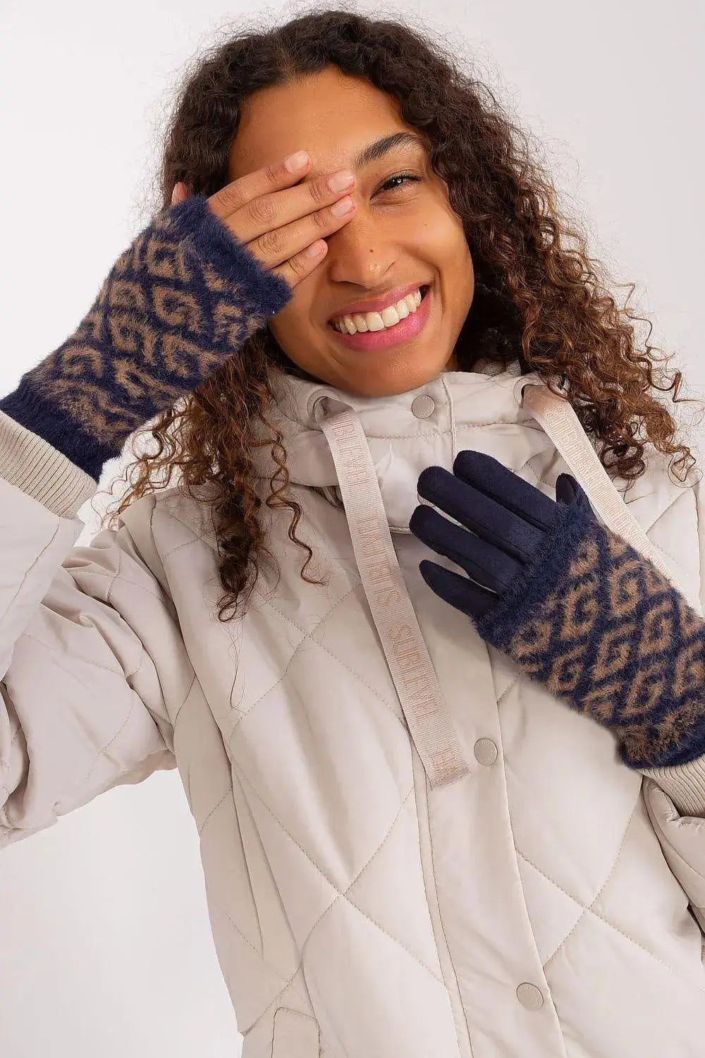 AT Women's Smooth Touchscreen Gloves with Removable Knit Lining