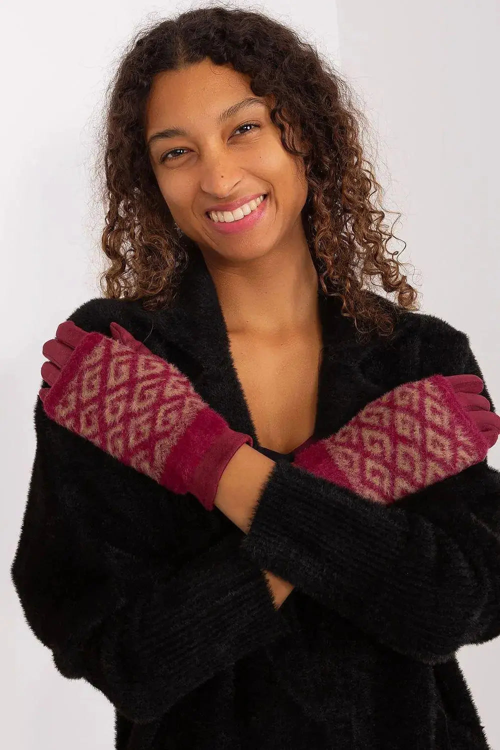 AT Women's Smooth Touchscreen Gloves with Removable Knit Lining