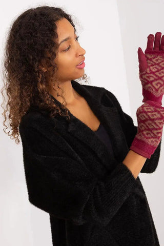 AT Women's Smooth Touchscreen Gloves with Removable Knit Lining