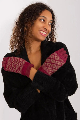 AT Women's Smooth Touchscreen Gloves with Removable Knit Lining