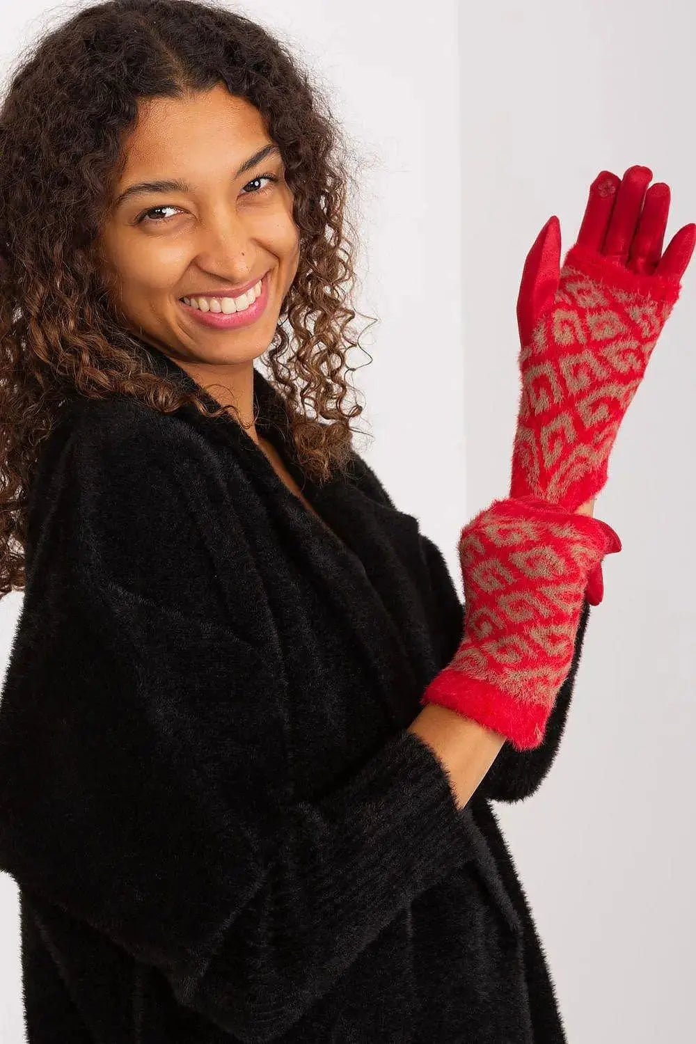AT Women's Smooth Touchscreen Gloves with Removable Knit Lining