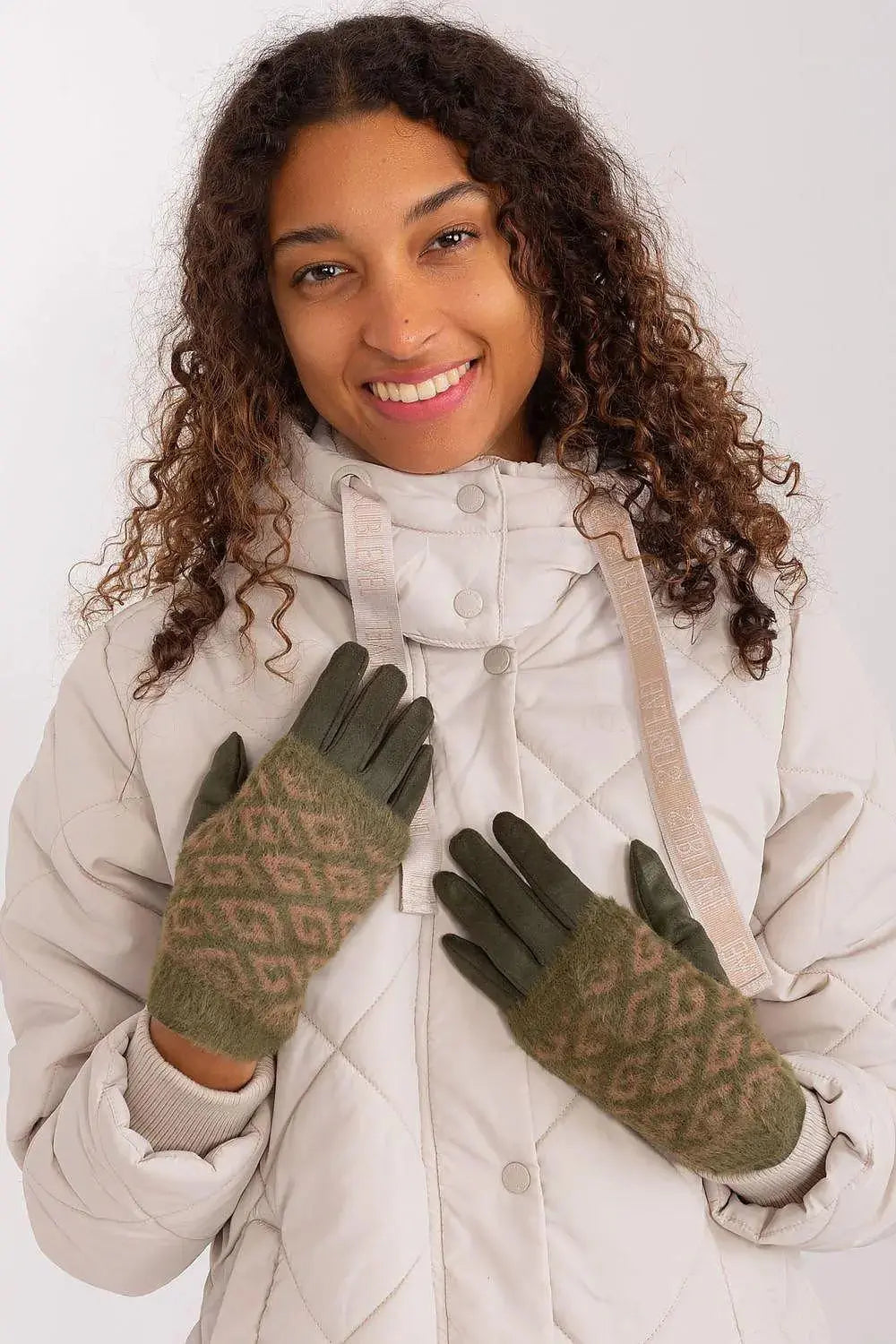 AT Women's Smooth Touchscreen Gloves with Removable Knit Lining