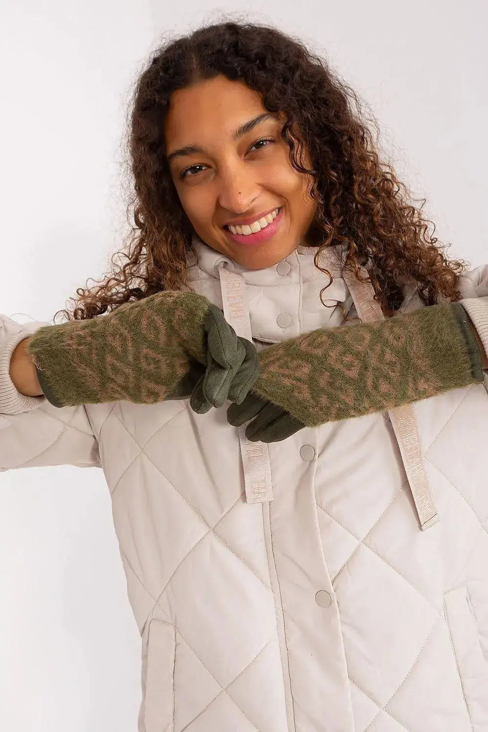 AT Women's Smooth Touchscreen Gloves with Removable Knit Lining