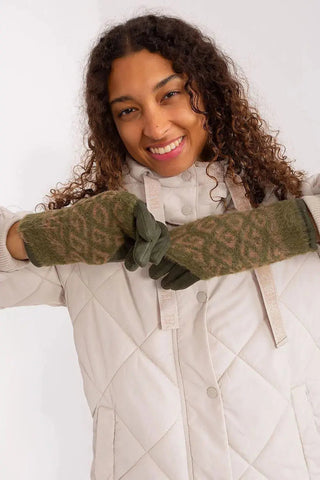AT Women's Smooth Touchscreen Gloves with Removable Knit Lining
