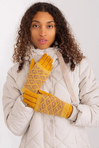 AT Women's Smooth Touchscreen Gloves with Removable Knit Lining