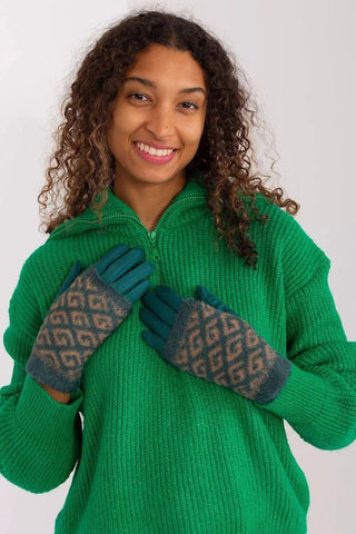 AT Women's Smooth Touchscreen Gloves with Removable Knit Lining