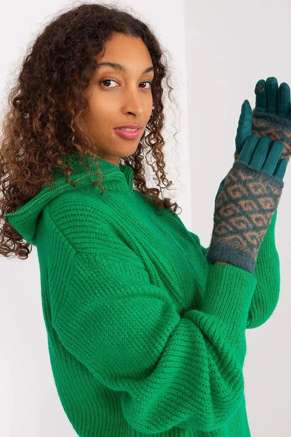 AT Women's Smooth Touchscreen Gloves with Removable Knit Lining