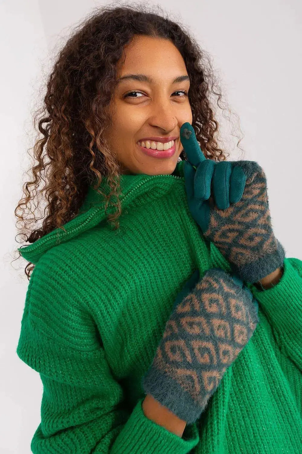 AT Women's Smooth Touchscreen Gloves with Removable Knit Lining
