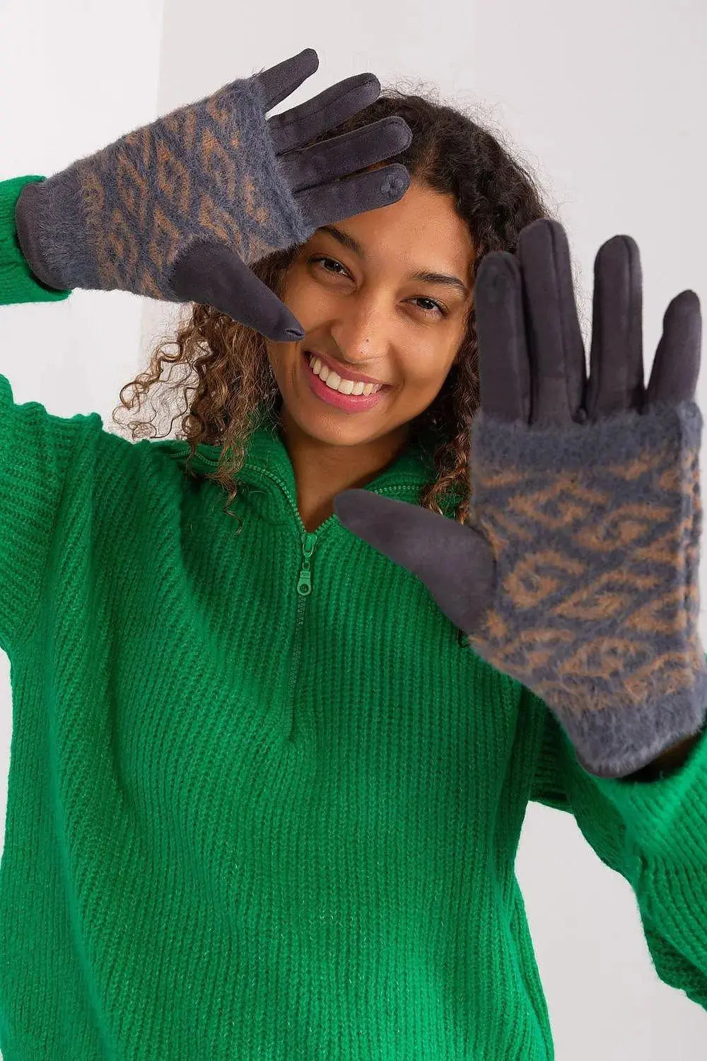 AT Women's Smooth Touchscreen Gloves with Removable Knit Lining