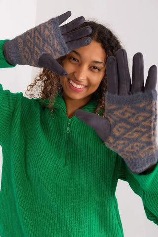 AT Women's Smooth Touchscreen Gloves with Removable Knit Lining
