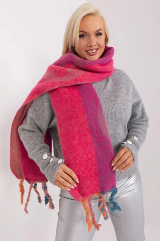 Decorative Stripe Scarf – Soft, Stylish & Cold-Weather Ready