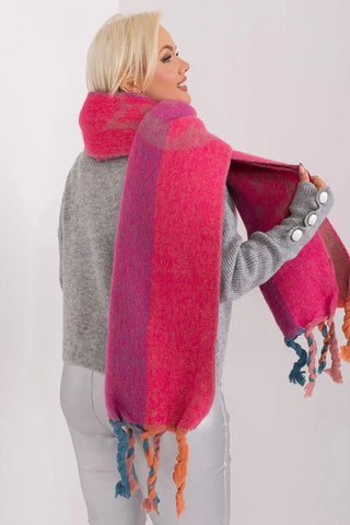 Decorative Stripe Scarf – Soft, Stylish & Cold-Weather Ready